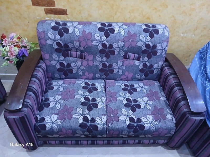 7 seater Sofa set custom made in best condition. 6