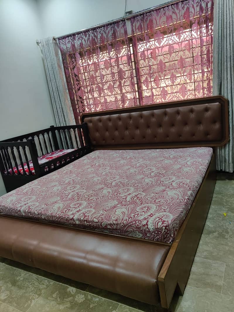 Brand new bed and sofa slightly used 1