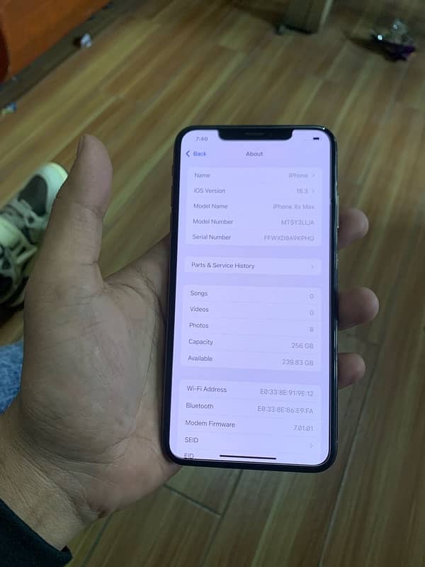 i phone xs max 256 Gb Non pta 4