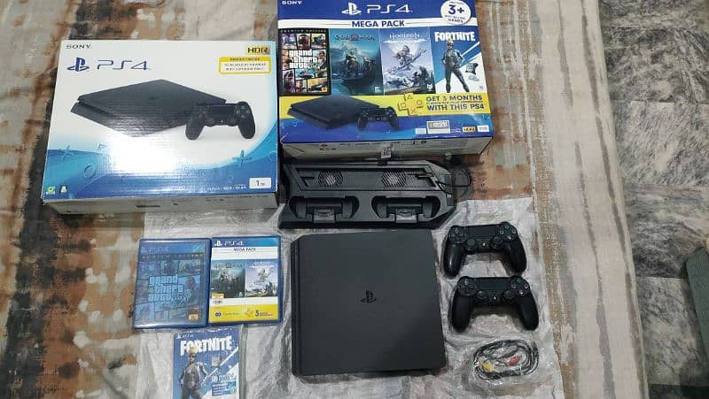 PS4 Slim 1TB New Condition 2