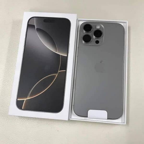 iPhone 16pro Max 512 GB 03230916581 my what'sap 1