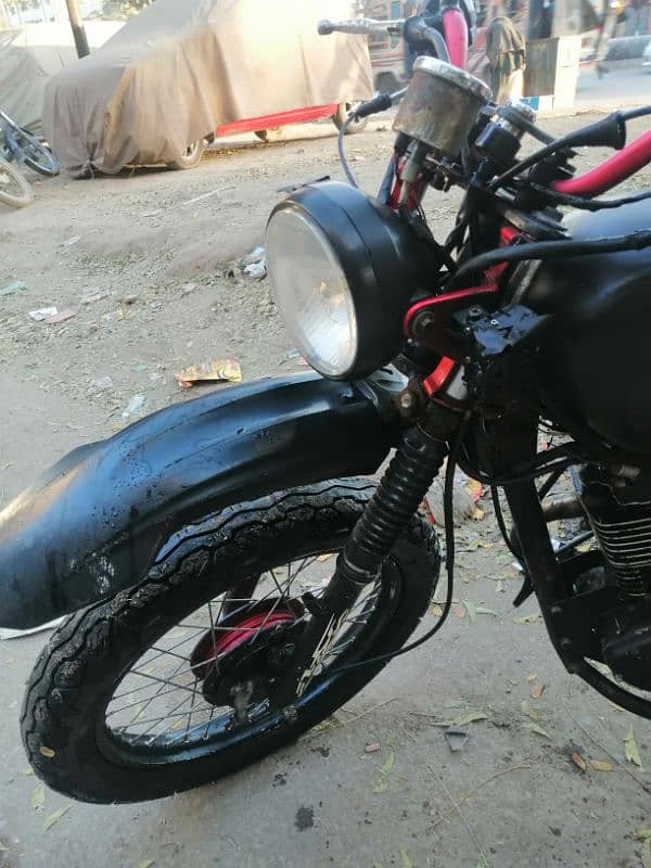 Suzuki Gs 150 Hyderabad Reg 2012 recondition cafe Racer 7