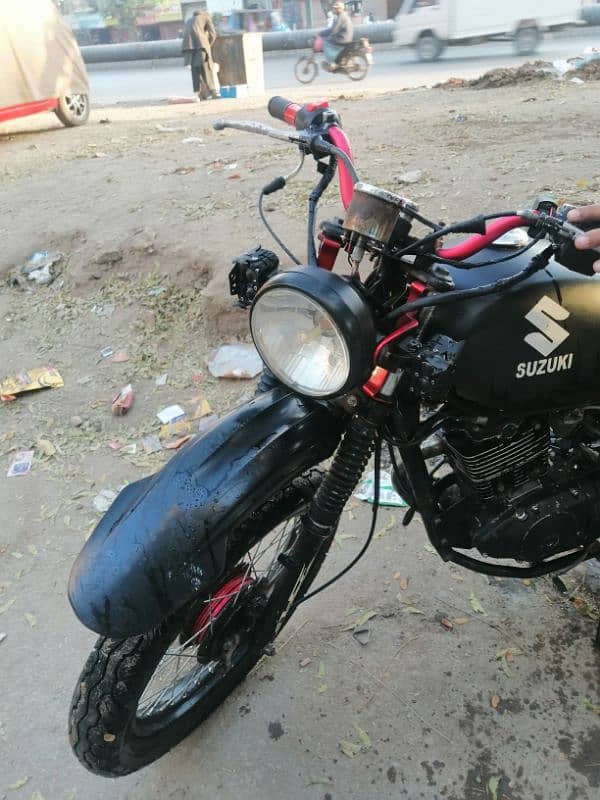 Suzuki Gs 150 Hyderabad Reg 2012 recondition cafe Racer 8