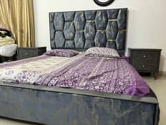 Elegant stylish double bed set