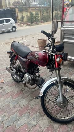 honda cd70 2010 model red colour