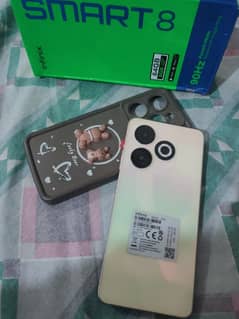 Infinix Smart 8 For Sale With Box And Charger