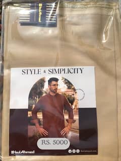 GUL AHMAD BRAND / HIGH QUALITY / ALL COLOUR AVAILABLE / FULL GUARANTEE