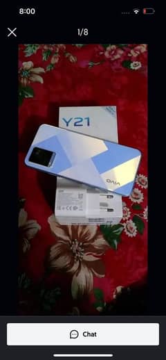 vivo Y21 with box