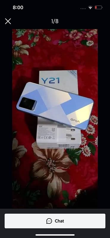 vivo Y21 with box 0