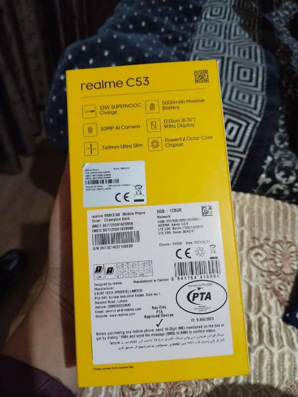 Realme C53 rmx3760 6/128 4