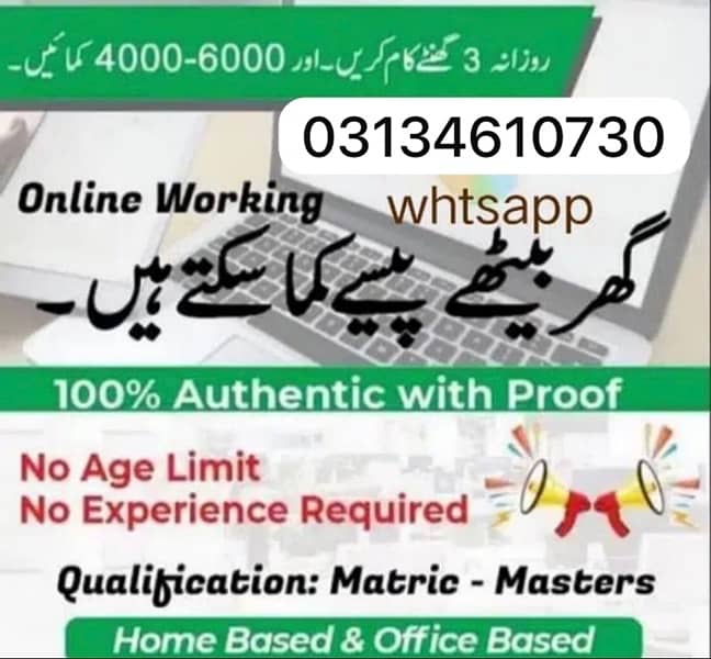 Online Part Time Work Available 0