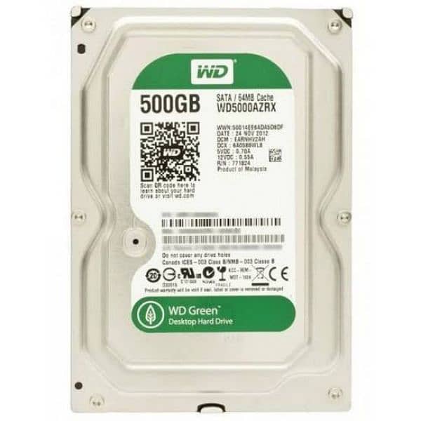 hard drive 500 gb  hdd 0