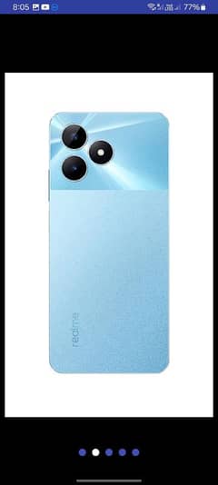 realme note 50 blue  lush condeeshan