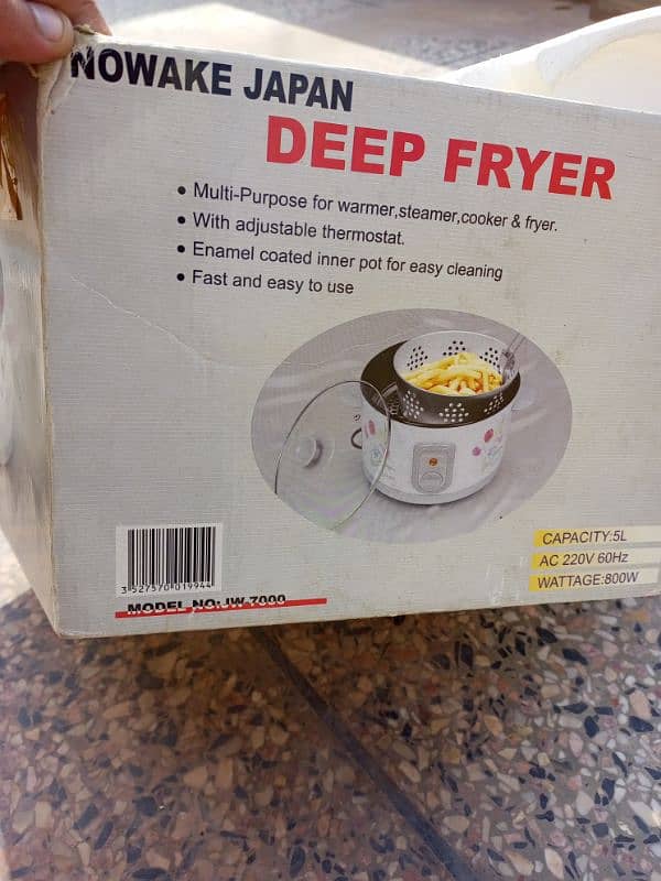 Nowake Japan Deep fryer New 4