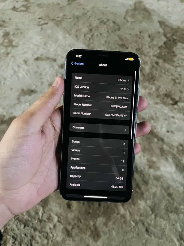 iphone 11 pro max Pta Approved 9