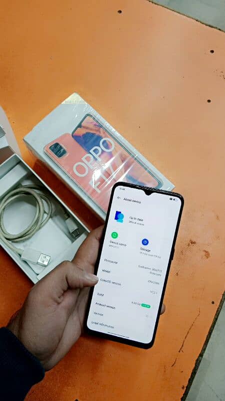 Oppo F17 pro 8gb 128gb all original with original box original charger 3