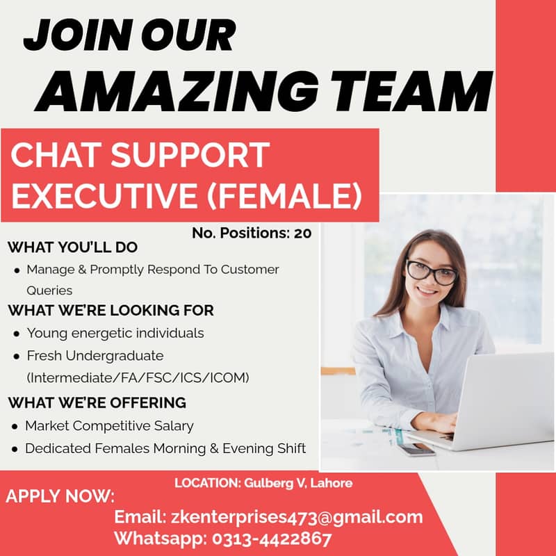 CHAT SUPPORT EXECUTIVE (30 NO. OF POSITIONS AVAILABLE) 1