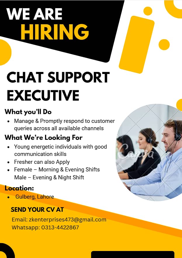 CHAT SUPPORT EXECUTIVE (30 NO. OF POSITIONS AVAILABLE) 2