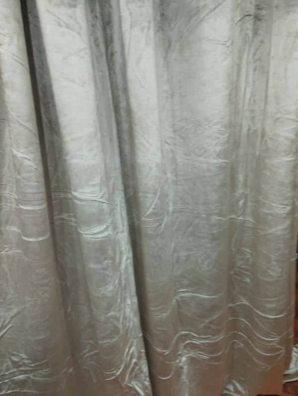 velvet Curtain For Sales-3 Pieces 3