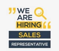 hiring Sale representative