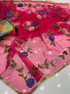 Hand painted dupatta  Delivery available in All over the Pakistan