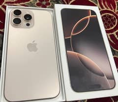 I phone 16 pro max 256 gb   Disert Titanium