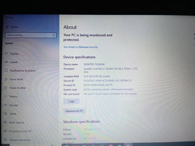 Dell laptop E6420 5