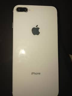 white  color iphone 8 plus PTA approved slightly damaged from back a