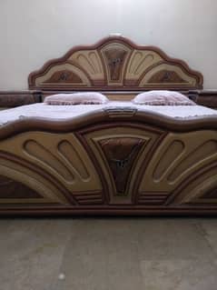 Dico King Size Bed | Wooden| Without Mattress