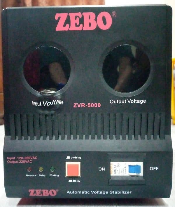 Zebo Stabilizer 5000 watts 1