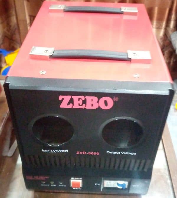 Zebo Stabilizer 5000 watts 3