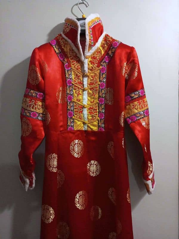 Traditional Chinese silk shirt- colours and sizes available-Long Qipao 0