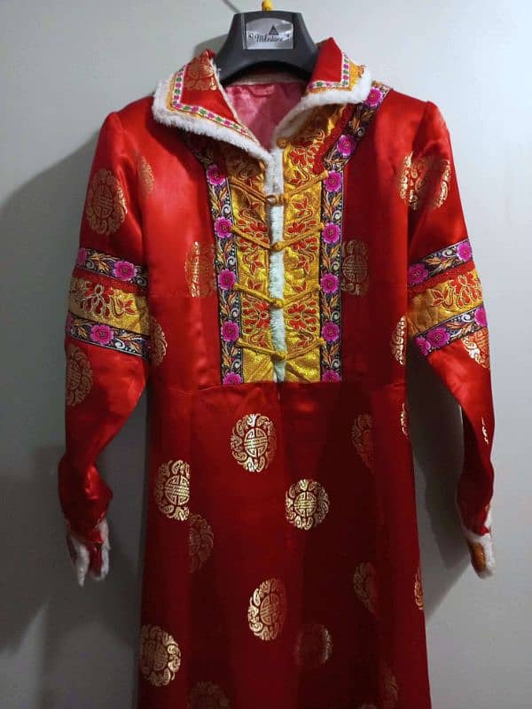 Traditional Chinese silk shirt- colours and sizes available-Long Qipao 1