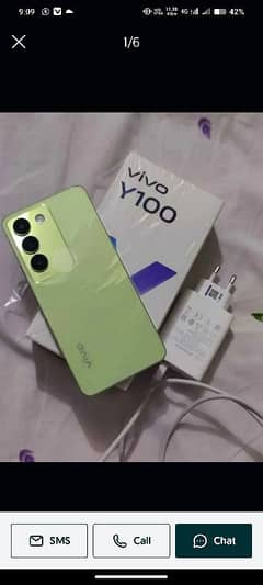 vivo y100 8+8gb256gb complete box