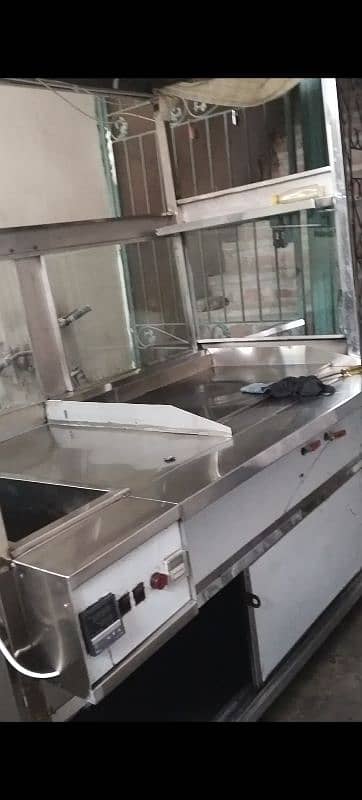 frayer and burger shawarma counter for sale 3