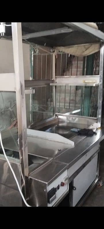 frayer and burger shawarma counter for sale 4