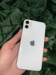 I phone 11 white colour 10/10 condition