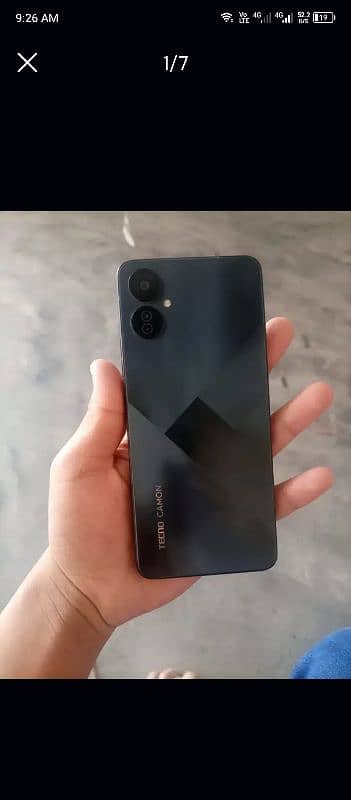 tecno camon 19 6gb 128gb  like a new condition with box charge 2