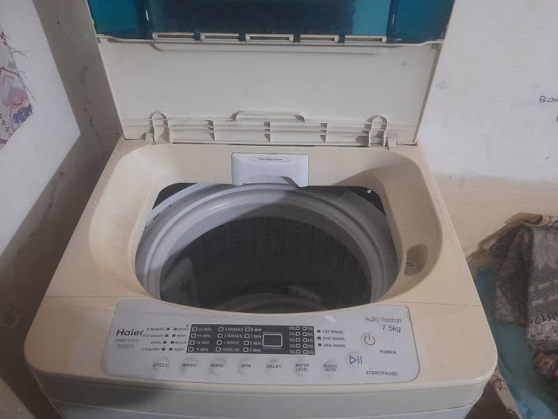 Wahing Machine Haier automatic 7.5 kg 3