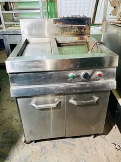 Fryer double basket single tank