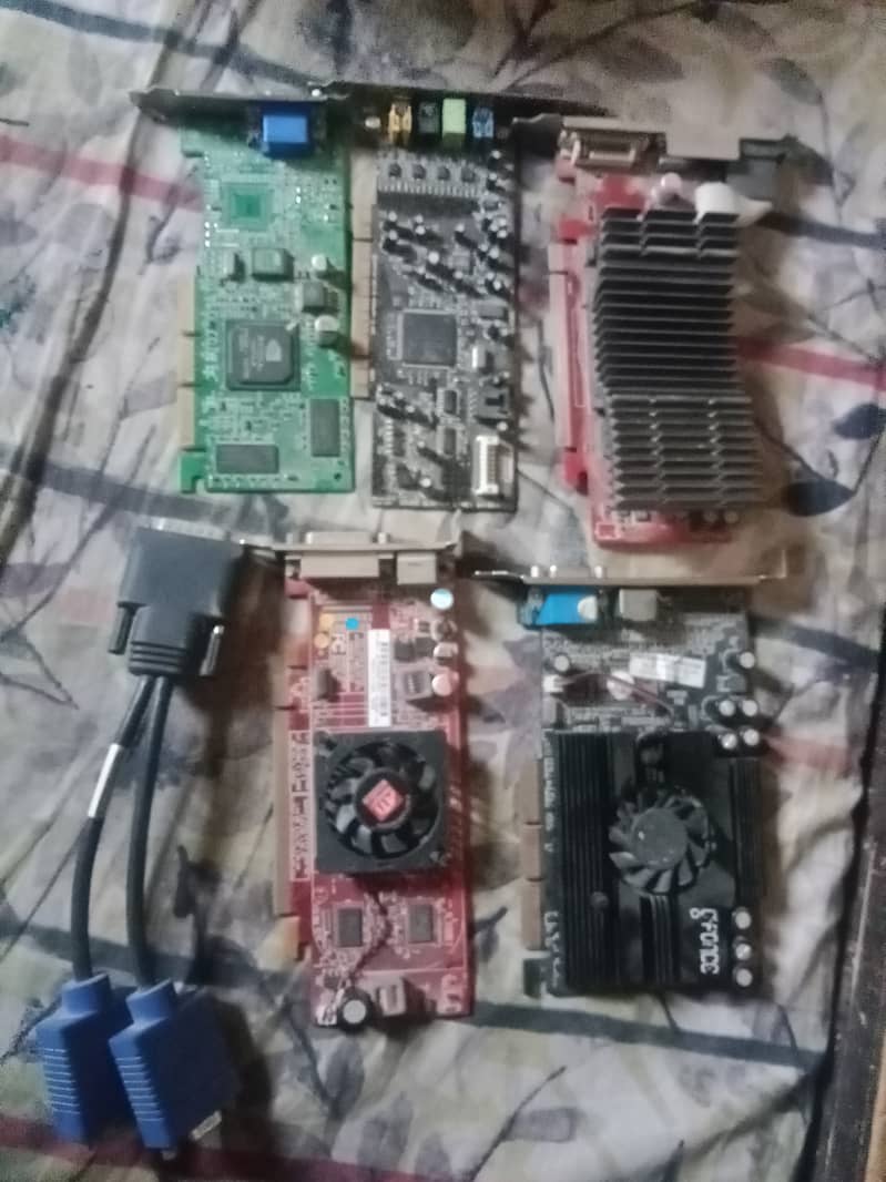 graphics card sond card disply card lan card. all sell 10000 12