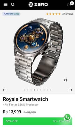 Brand new sealed pack Zero Lifestyle Royale Smartwatch For Sale