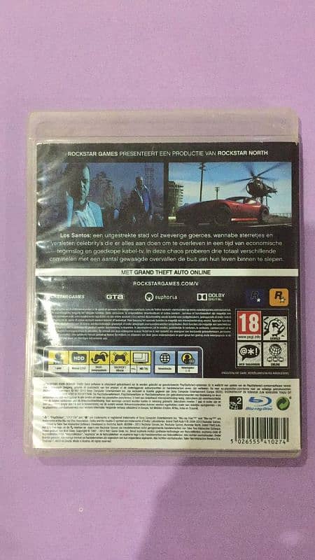 ps3 gta 5 original game disk 5