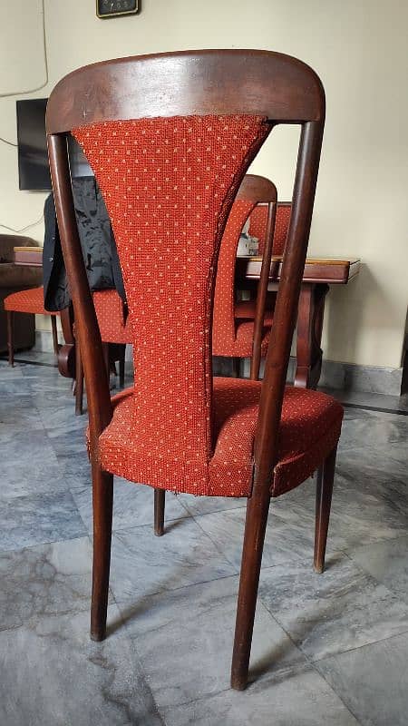 8 wooden dining chairs 1