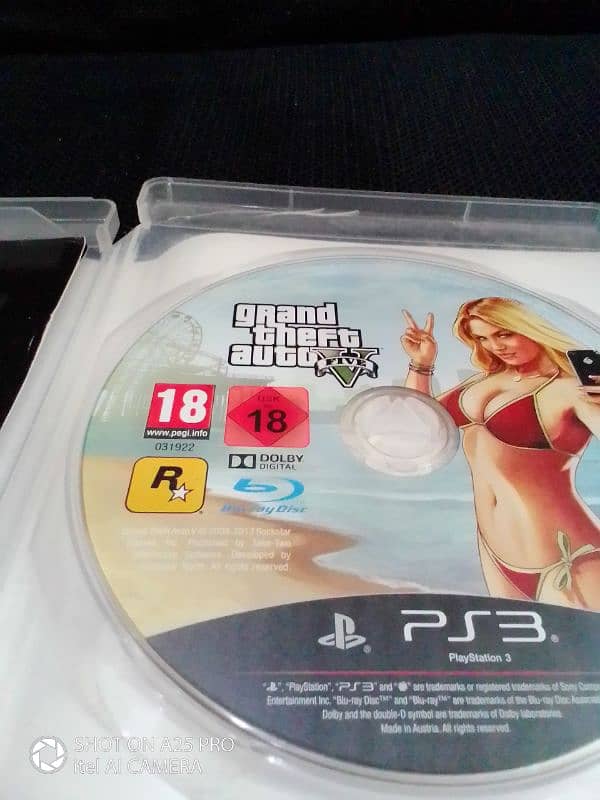 Ps3 gta 5 game dvd 1