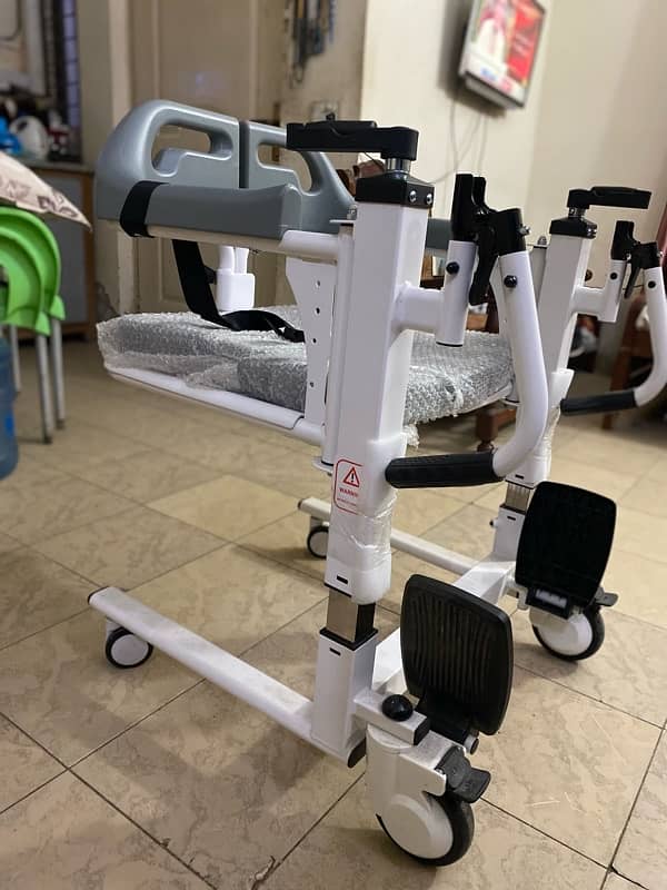 Imported Patient Lift & Transfer Wheelchair For Bedridden Patient 3