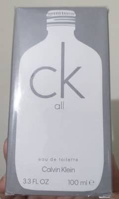 Calvin  Klein All 100ml  Perfume new recently received as gifts