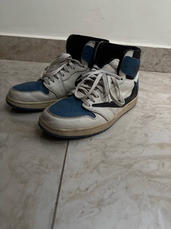 Air Jordan 1 Tracis Scott x Fragment 0