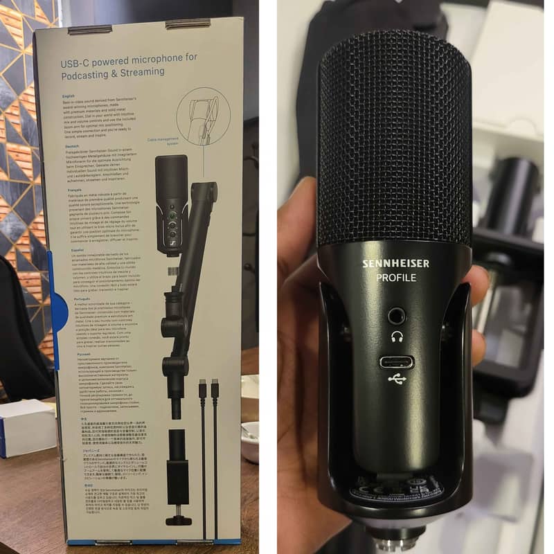 podcast sennheiser profile usb microphone streaming set 2