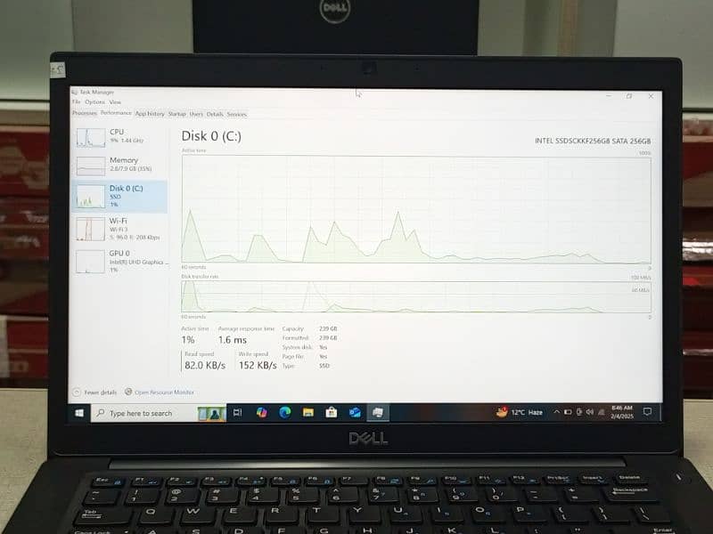 Dell Latitude Core i7 8th Gen 8/256 gb 4